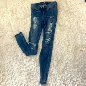 Hollister ripped jeans